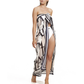 Front View Of Luma Signature Pareo | Black-Cream