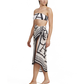 Side View Of Luma Signature Pareo | Black-Cream
