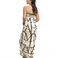 Back View Of Luma Signature Pareo | Olive-Cream