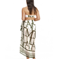 Back View Of Luma Signature Pareo | Olive-Cream