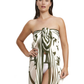 Front View Of Luma Signature Pareo | Olive-Cream