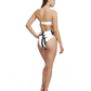 BlackView Of Luma Signature Bandeau Tube Bikini Top | Black / Cream