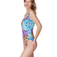 Ashanti Square Neck One Piece | Ashanti Multi