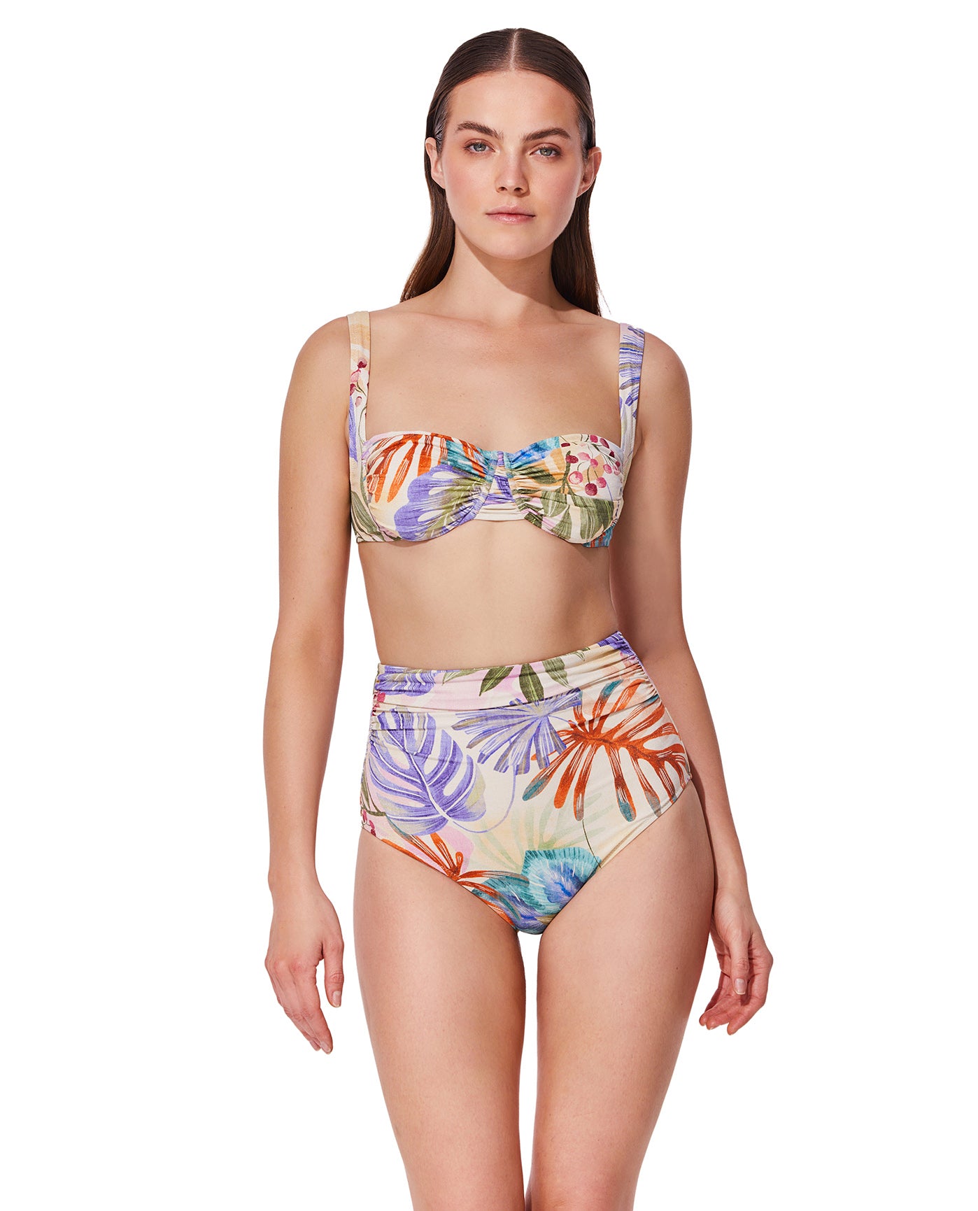 Cherry Blossom Underwire Bikini Top -Multi