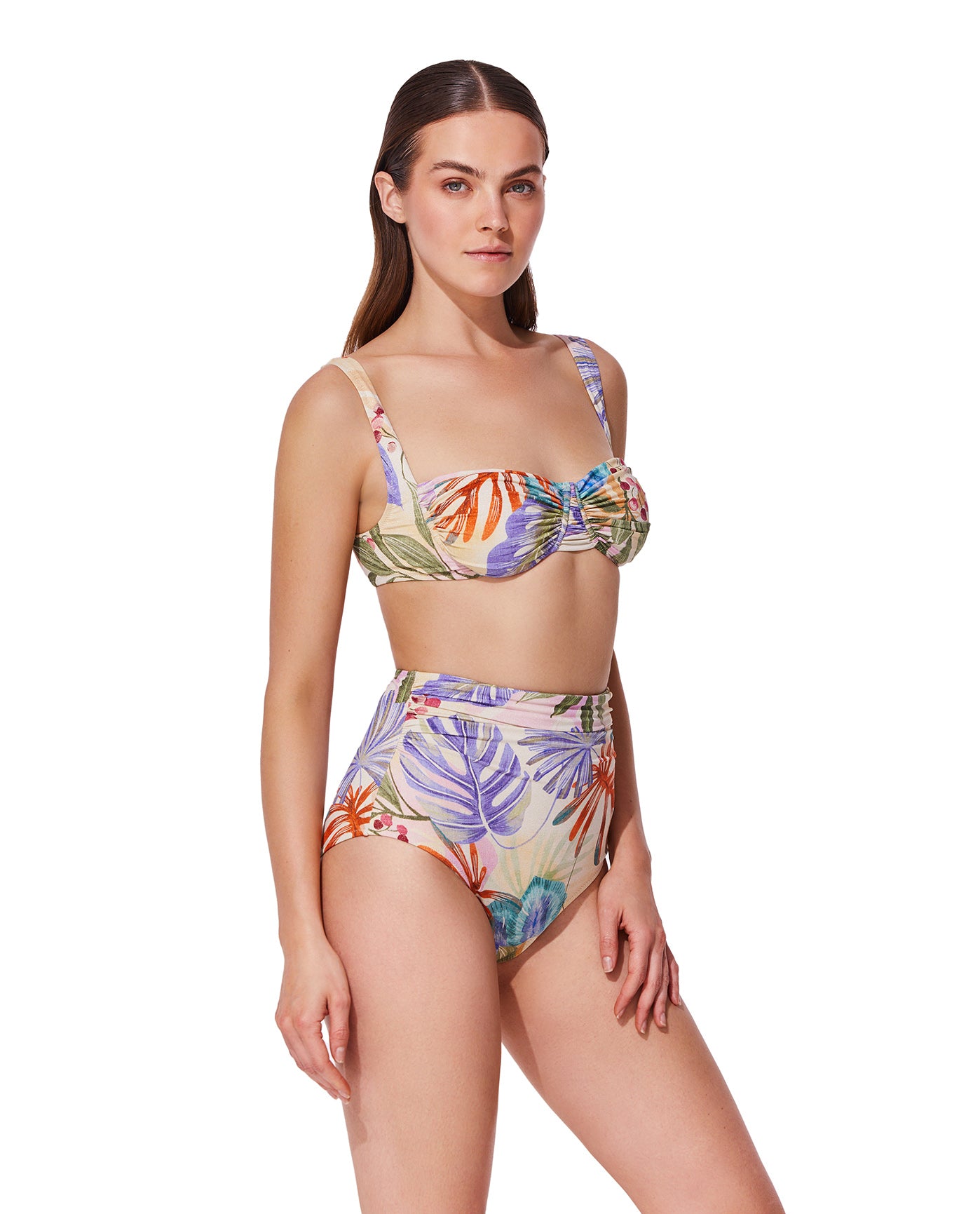 Cherry Blossom Underwire Bikini Top -Multi