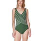 Embrace V-Neck Surplice One Piece | Embrace Olive