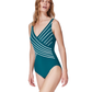 Embrace V-Neck Surplice One Piece | Embrace Teal