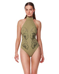 Hokkaido Mock Neck One Piece