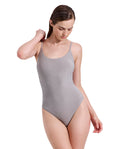Maillot de bain une pièce Luna à col rond - Argenté