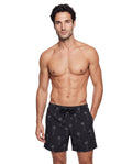 Beach Bound 5" Swim Trunks-Blk/wh