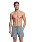 Beach Bound 5" Swim Trunks-Green multi