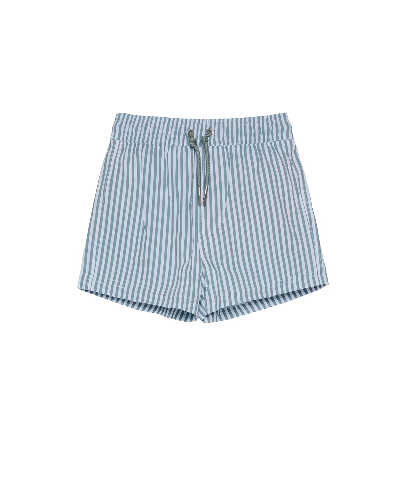 Beach Bound 7" Swim Trunks-Wh/grn