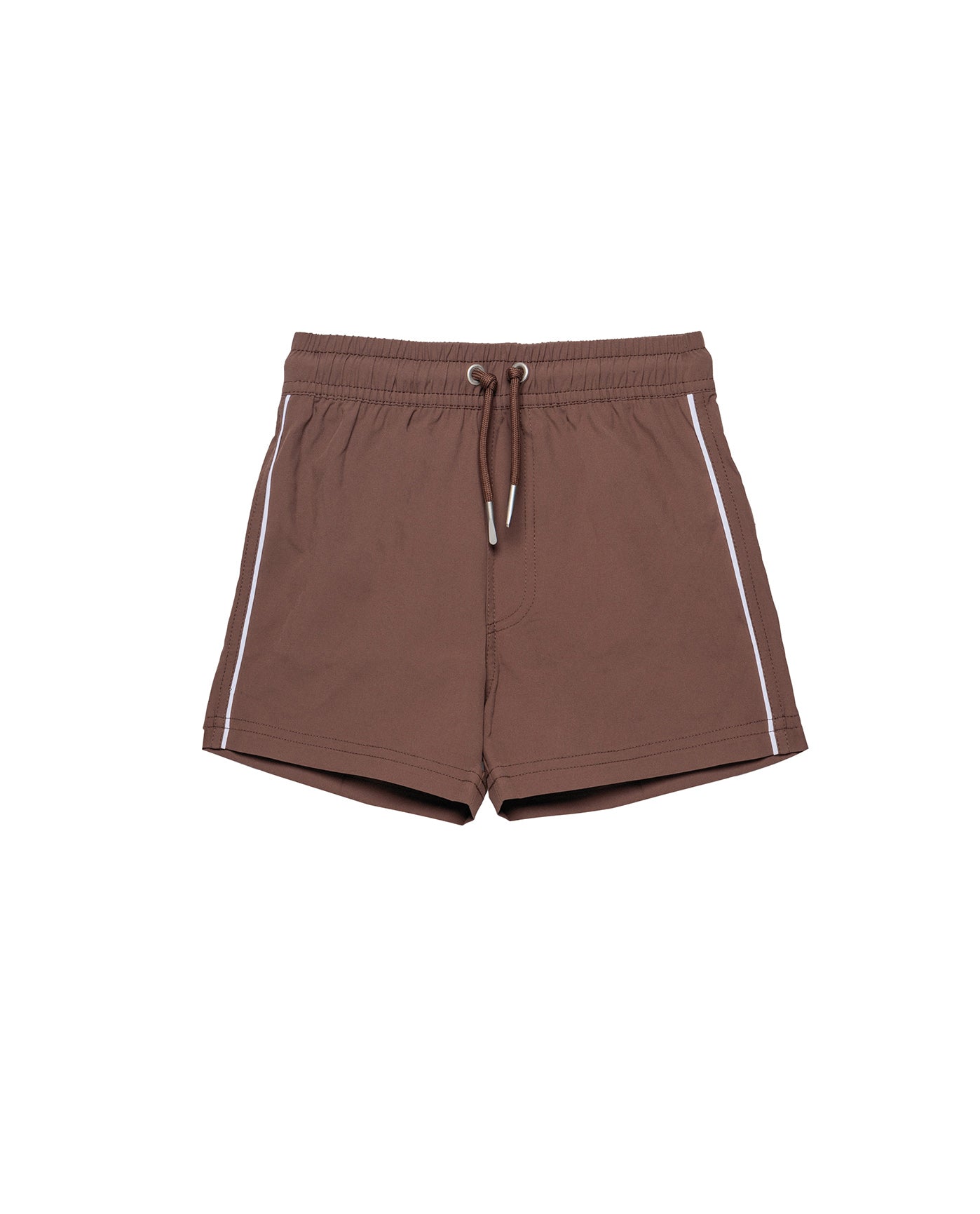 Beach Bound 7" Swim Trunks-Mocha