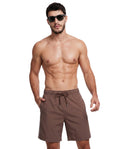 Beach Bound 7" Swim Trunks-Mocha