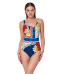 Positano Scoop Neck One Piece