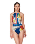 Positano High Neck One Piece