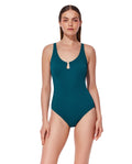 St. Tropez U Wire Textured One Piece