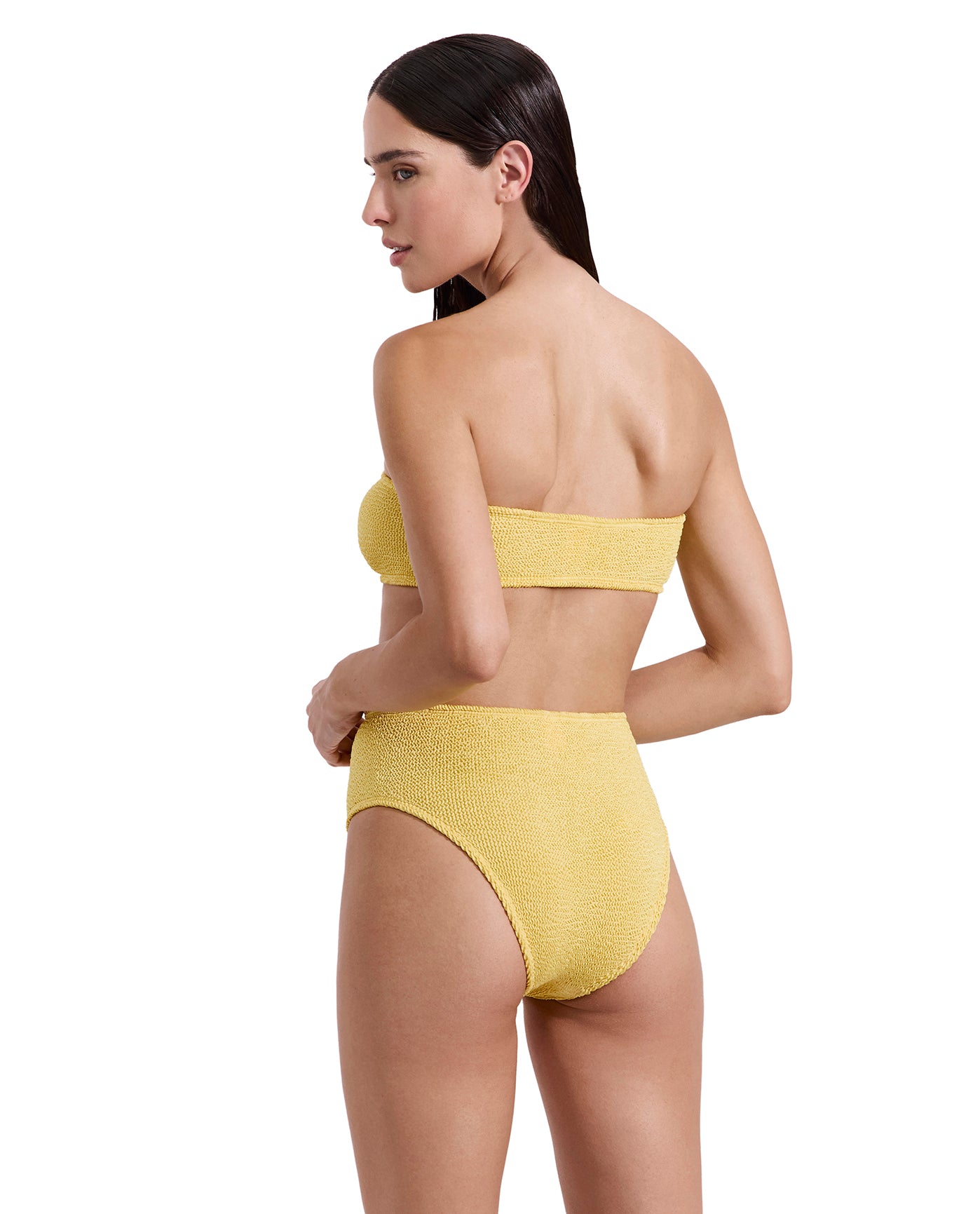 Tulum Bandeau Bikini Top -Yellow