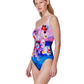 Side View Of Under The Sea Square Neck One Piece | the-sea-multi
