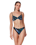 Willow Underwire Bikini Set  -Black/blue