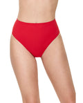 Modern Muse High Waist Bikini Bottom-Red