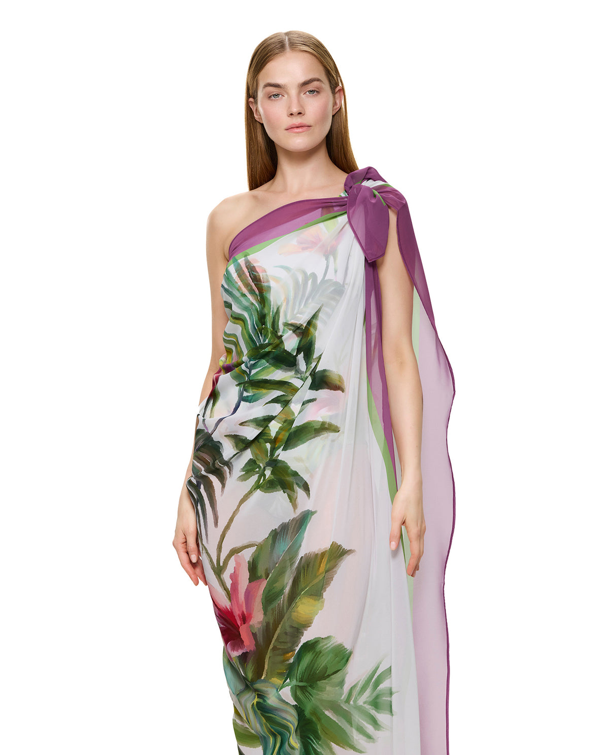 Gottex Paradise Beauty Pareo-Green-Multicolor 