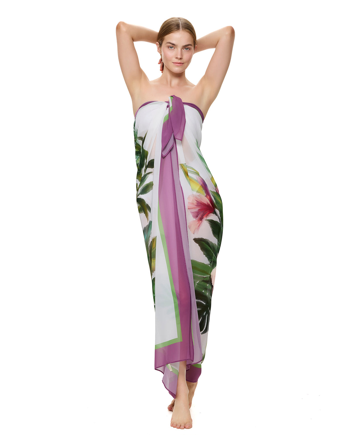 Gottex Paradise Beauty Pareo-Green-Multicolor 