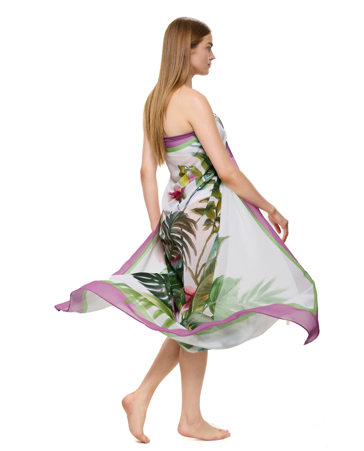Gottex Paradise Beauty Pareo-Green-Multicolor 