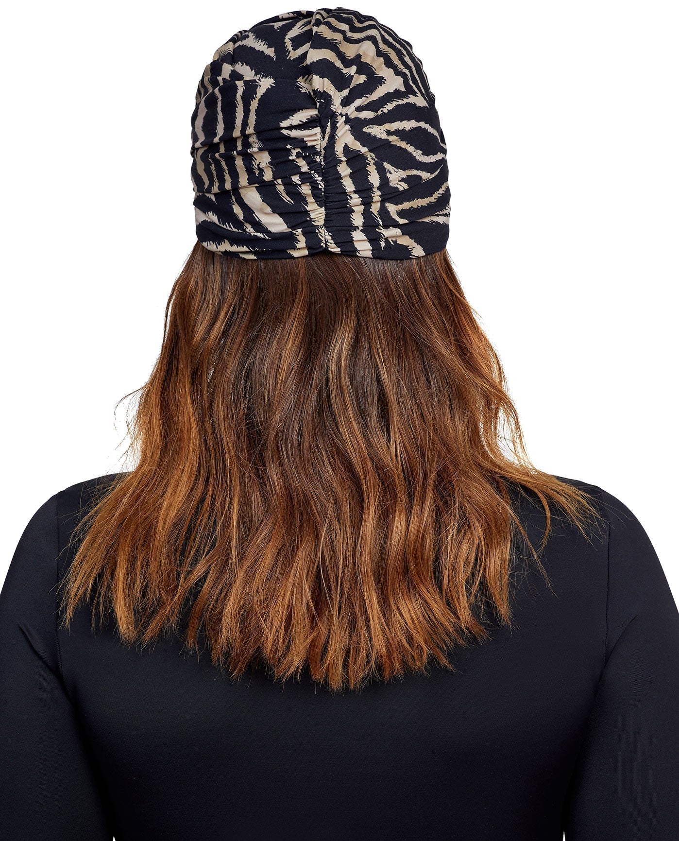 Knotted Hair Covering - Multi/brn