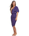 Shirred Mesh Skirt ink