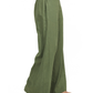 Side View Of Luma Elastic Waist Long Pant Cover Up | Olive