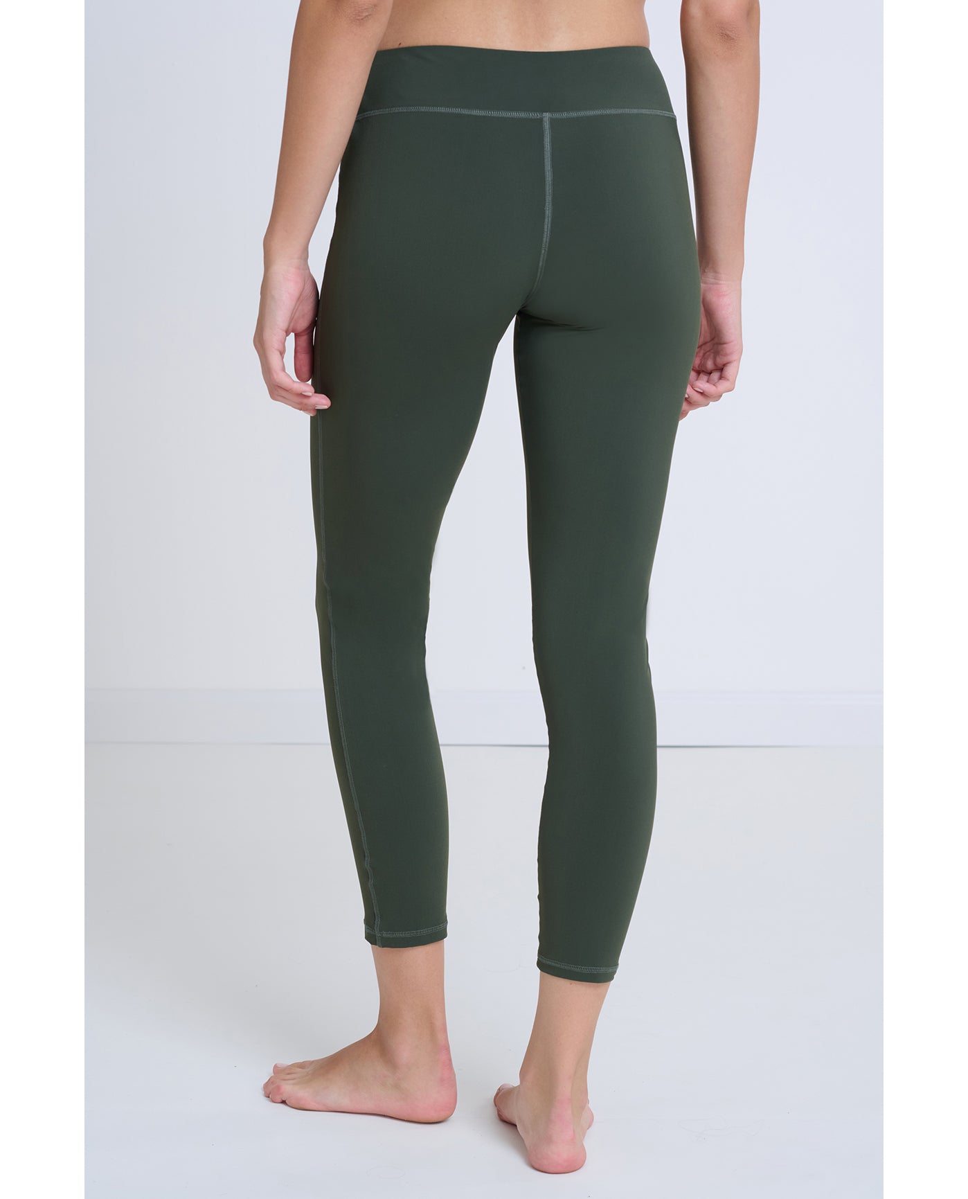 Modest Long Swim Leggings | Khaki
