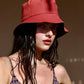 Front View Of Gottex Double Sided Bucket Hat | GOTTEX BLUSH AND GREY