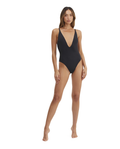 Timeless Chic Aria Deep Plunge Open Back One Piece