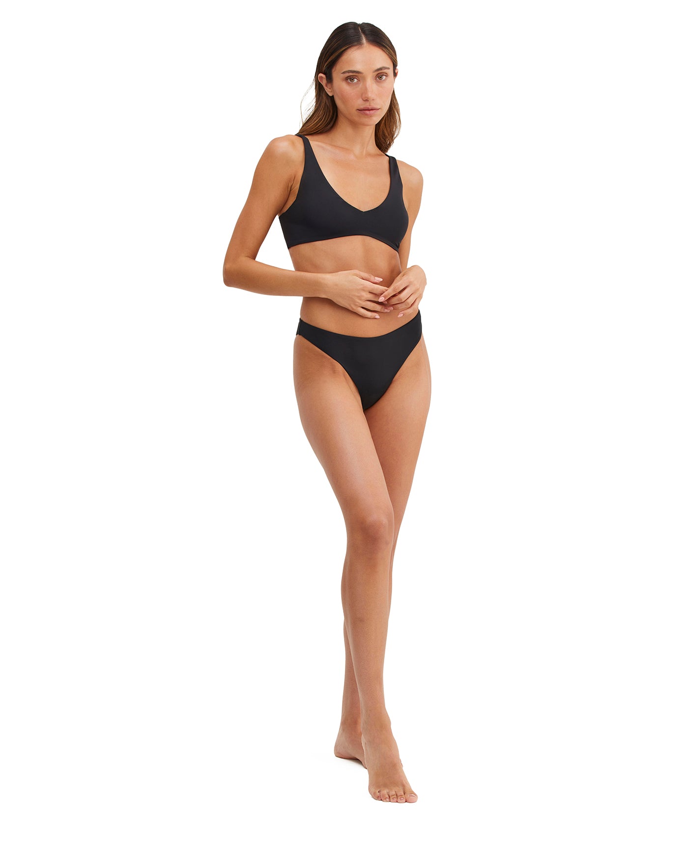 Kaia Reversible V Neck Bra Bikini Top