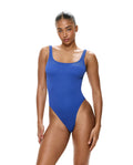 Tubular Square Neck One Piece-Royal