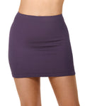 Tubular Swim Skirt/ Tube Top-Aubergine