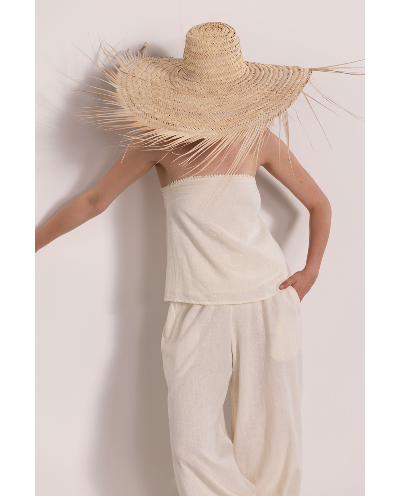 Boundless Bandeau Cover-Up Top- Cream