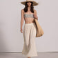 Front View Of Gottex Beach Life Midi Cover Up Skirt | GOTTEX BEACH LIFE NATURAL