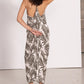 Back View Of Gottex Beach Life Maxi Cover Up Dress | GOTTEX BEACH LIFE LEAF