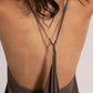 Back Detail View Of Gottex Beach Life Maxi Cover Up Dress | GOTTEX BEACH LIFE KHAKI