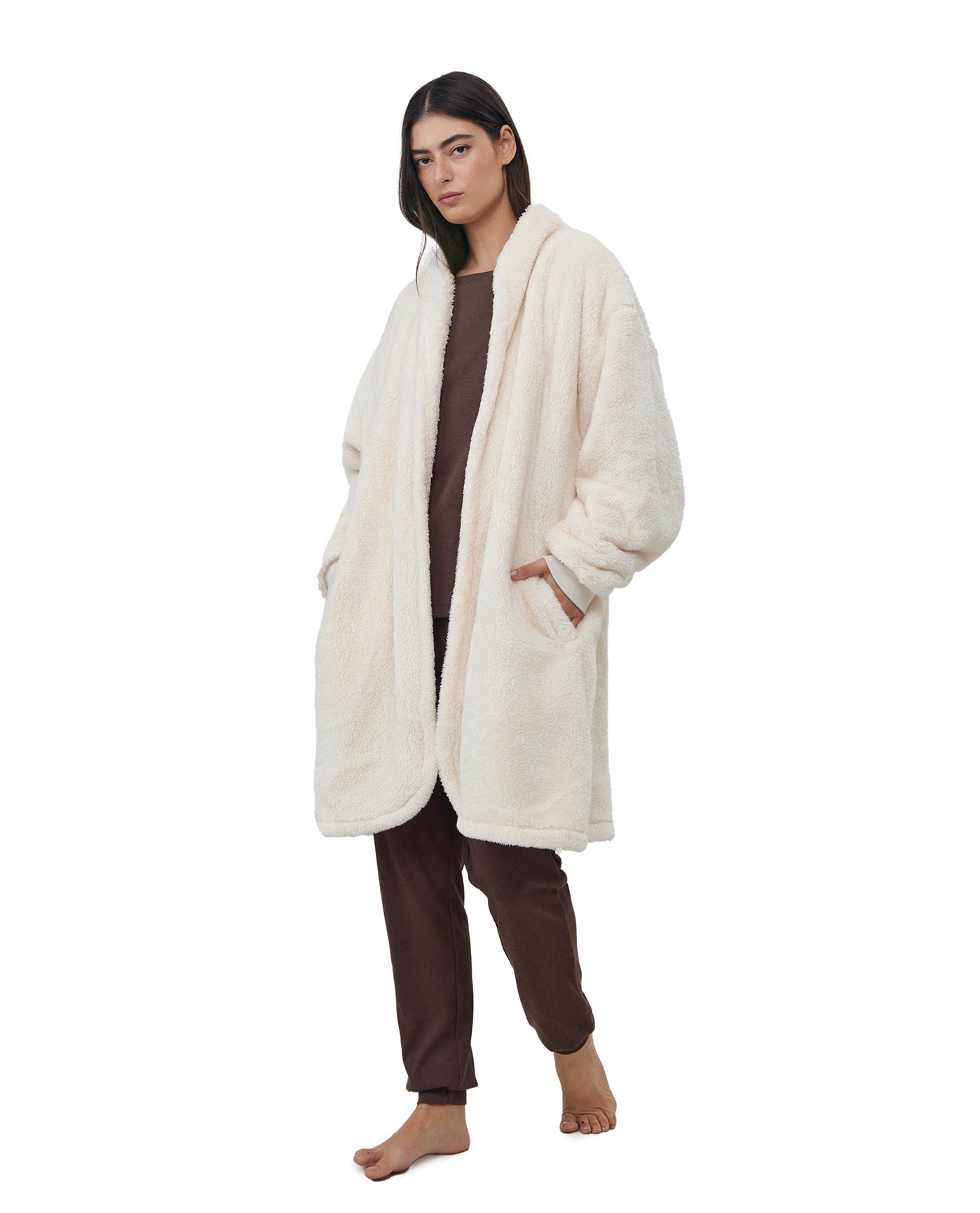 The Cloud Blanket Cardigan -Ivory