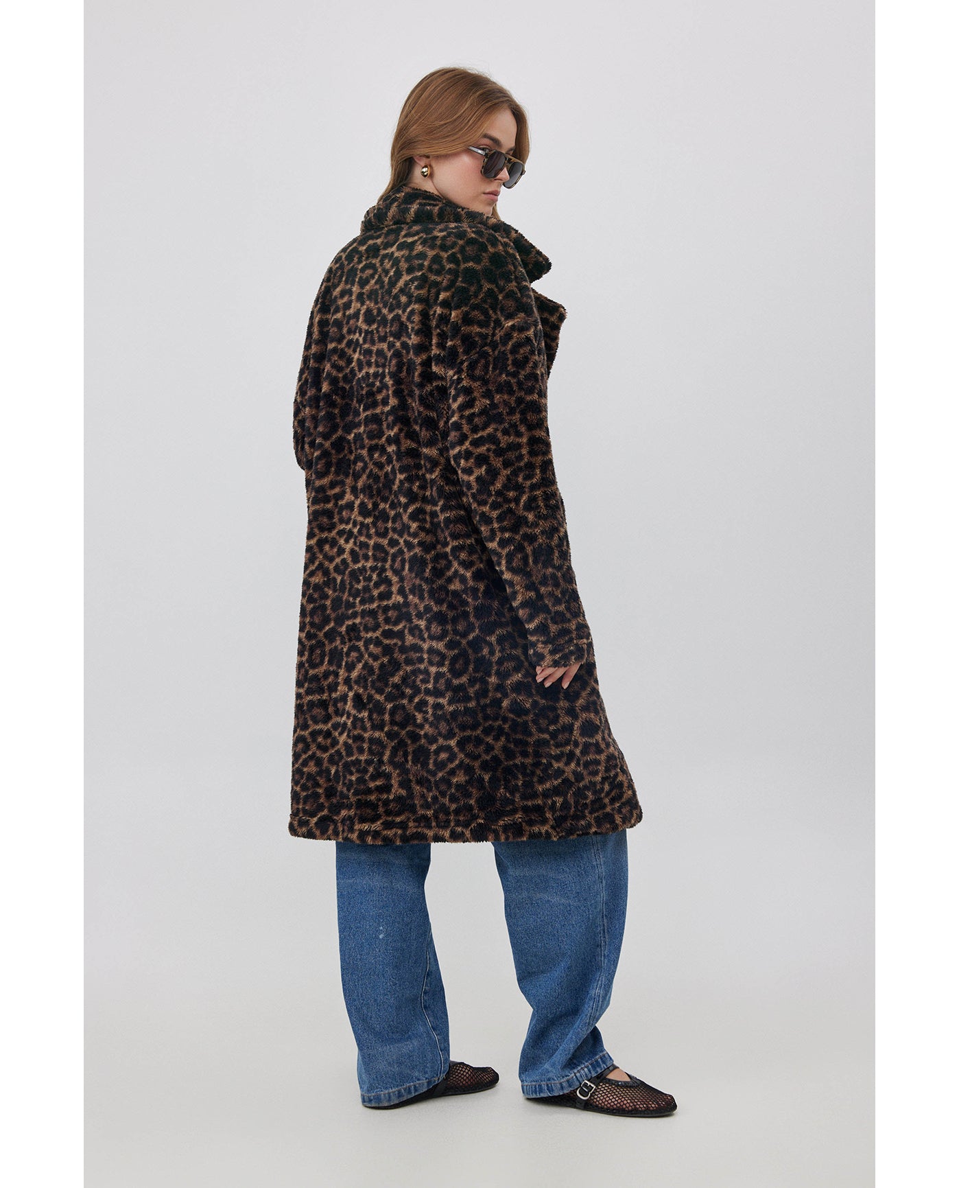 The Leopard Fleece Lounge Coat-Leopard Gottex Beach Life