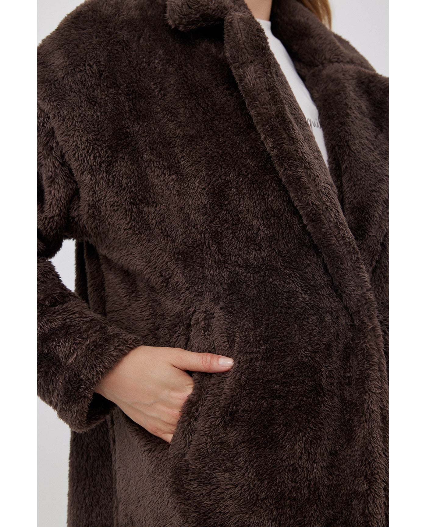 The Long Lounge Coat -Chocolate