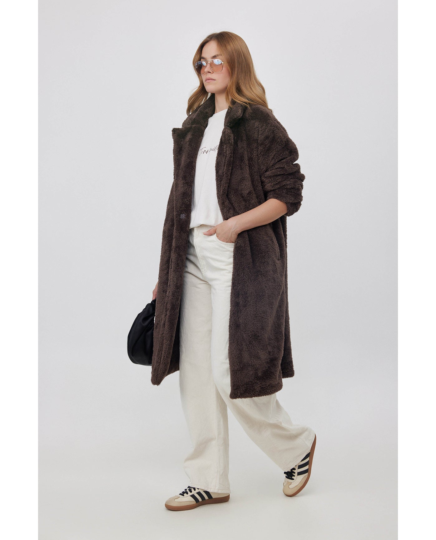 The Long Lounge Coat -Chocolate