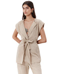 Terra Sleeveless Vest Cover-Up