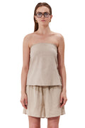 Bali Escape Bandeau Top Cover-Up-Natural