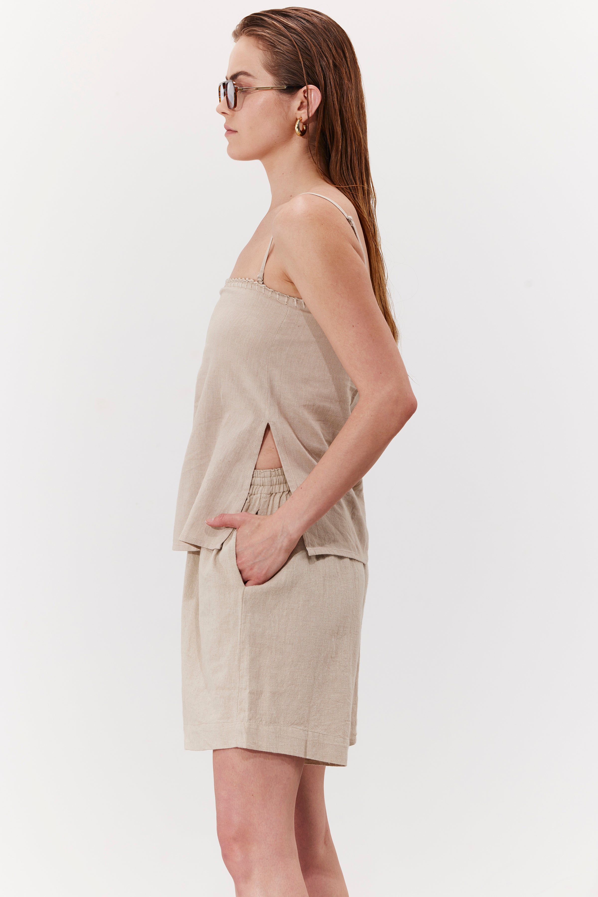 Bali Escape Bandeau Top Cover-Up-Natural