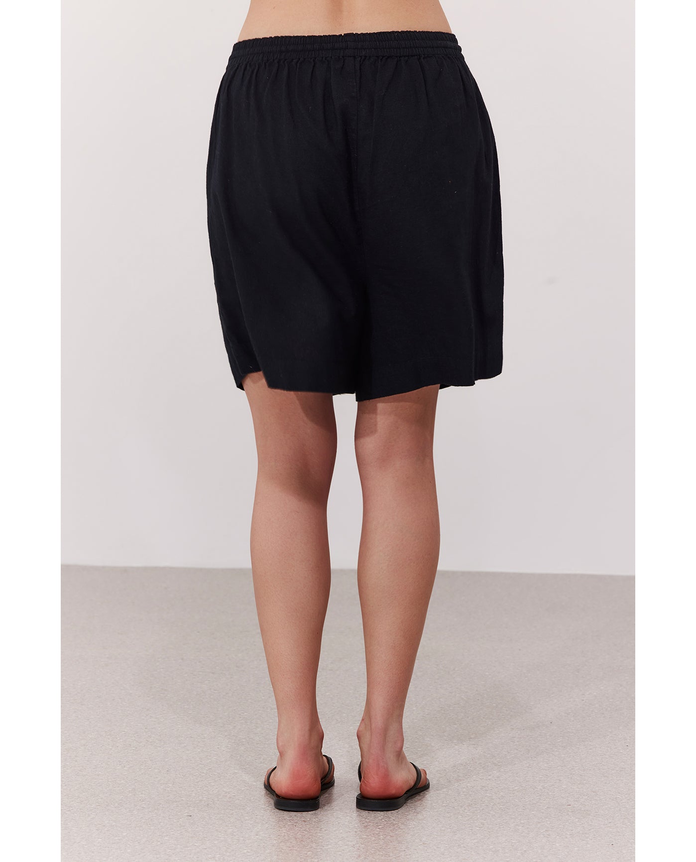 Terra Bermuda Short Cover-Up  | Black