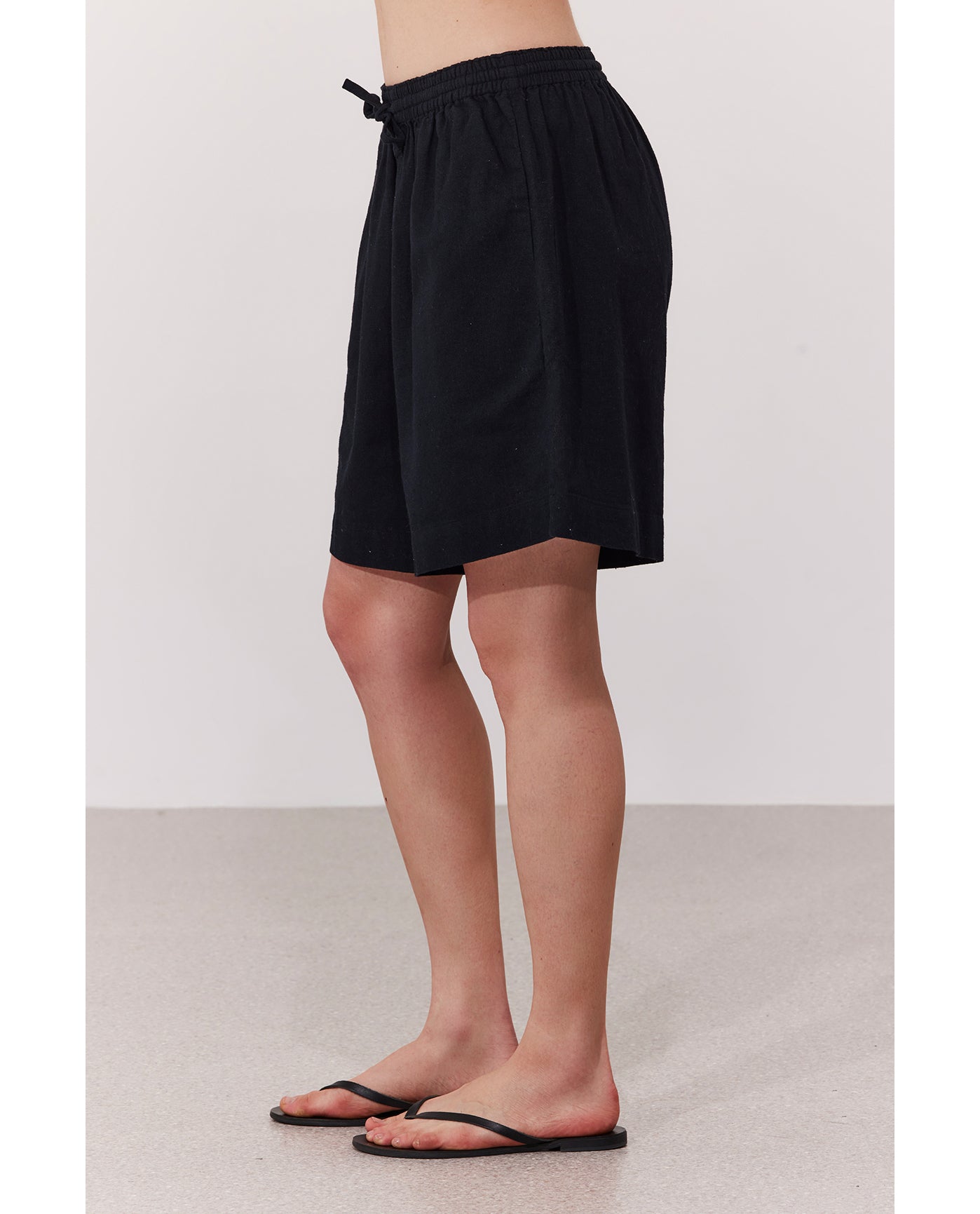 Terra Bermuda Short Cover-Up  | Black